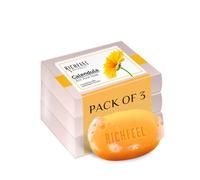 3 xRichfeel Beautiful Naturally Anti- Acne Soap With Calendula Extract