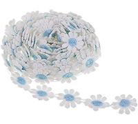 3 Yard Crochet Daisy Venice Applique Lace Sewing Trim Craft Rbon Online Dress-Sky Blue