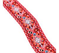 3 Yards 40mm 1.5 Inch Width Sun Flowers Retro National Style Jacquard Ribbon Decorative Accessories Lace Webbing for DIY Sewing Crafting(Color03)