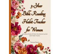 3-Year Bible Reading Habit Tracker for Women: Scripture Study & Daily Devotional Journal with Habit Tracker