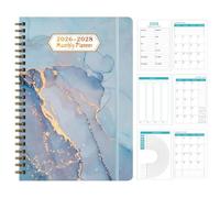 3 Year Calendar 2026-2027-2028 Monthly Planner,36 Months Agenda | 2026-2028 Spiral Bound Notebook Monthly Planning Tool for Students Mom School Work Tasks Managing