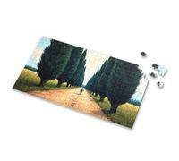 3 Year Old Girl Gifts A Lone Figure Walks Down A Tree-Lined Path. Picture Puzzle Toddler Puzzles Ages 2-4 500 Piece Jigsaw Puzzles(300PCS)