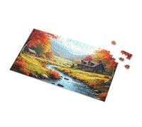 3 Year Old Girl Gifts Autumn Serenity: A Cozy Cabin In The Valley Picture Puzzle Puzzle Board Puzzles For Adults 500 Pieces(1000PCS)