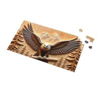 3 Year Old Girl Gifts Eagle Carving With Mountains And Trees Picture Puzzle Puzzle Board Puzzles For Adults 500 Pieces(1000PCS)