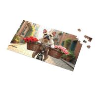 3 Year Old Girl Gifts Floral Basket Ride With The Bulldog Picture Puzzle Puzzle Board Puzzles For Adults 500 Pieces(1000PCS)