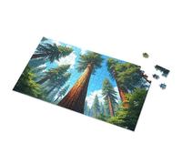 3 Year Old Girl Gifts Sequoia Forest: Majestic Trees Under Blue Sky Picture Puzzle Puzzle Board Puzzles For Adults 500 Pieces(500PCS)