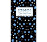 3 Year Pocket Planner 2028-2030: 36 Month from January 2028 to December 2030 with Holidays & Inspirational Quotes, Small Size 4 x 6.5, Floral Design