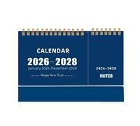 3-Year Table Calendar - 2026-2028 Monthly Planner with Daily Weekly Memo Pages, Jan-dec Layout for Easy Scheduling, Foldable Desktop Design, Planning Necessities for Home Office School Use