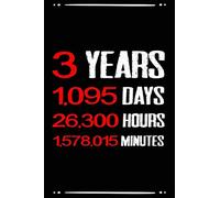 3 years 1095 days funny Sober Anniversary journal notebook gift, sobriety anniversary journal for man woman: AA NA OA Sobriety addiction recovery ... support journal gift for sober people