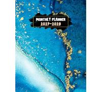 3 Years 2027-2029 Monthly Planner: 36 Months, January 2027 To December 2029, 3-Year Calendar,8.5x11 Inches,Cover: Azure Gold