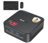 【3 Years Guarantee】Blackview MP50 AMD Ryzen 5 Mini PC with Mouse and Keyboard, Radeon Vega 8 Graphics, Win 11 Pro, 16GB+512GB SSD, 4K@60Hz HDMI+DP/Double WiFi/USB 3.2 Mini Desktop Computer for Office