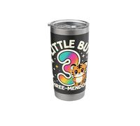 3 Years Old Little But Three-Mendous Stainless Steel Insulated Tumbler