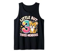 3 Years Old Little But Three-Mendous Tank Top