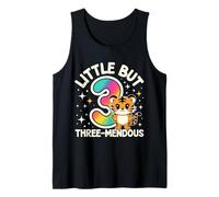 3 Years Old Little But Three-Mendous Tank Top