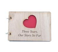 3 Years Our Story So Far - Scrapbook, Photo album or Notebook Idea For 3rd Anniversary