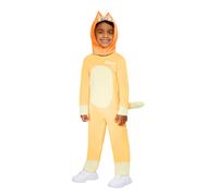 (3 Years, Tan/Beige) Bluey Childrens/Kids Deluxe Bingo Plush Costume Set