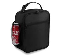 3-Zone Insulated Lunch Bag for Adults Kids | 12hr Thermal Control, Waterproof & Leakproof | Expandable Compartments, Detachable Strap (Black)