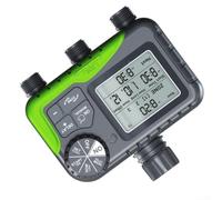 3 Zone Water Timer Automatic Irrigation Controller with Rain Delay for Garden Hose Sprinkler System IP65 Waterproof Digital Programmable Timer Black