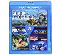 30,000 Leagues Under Sea & Shark Vs Giant & Piranh [Blu-ray] [US Import]