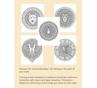 30 + 1 Animal mandalas to color: Relaxing Mandala, Stress Relieving