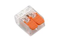 30-100 Pcs Cable Wire Connectors Mini Quick Terminal Block Electrical Reusable Type Plug-in Terminals(662WO,50PCS)