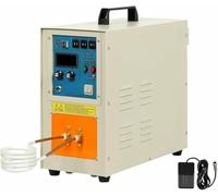 30-100KHz Induction Heater System, 40-2000°C High Frequency Induction Heating Machine with Low Consumption, Water Temperature Protection & Fault Monitoring for Metal Heating