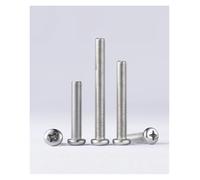 30-100pcs M1 M1.2 M1.4 M1.6 M2 M2.5 A2-70 304 Stainless Steel Cross Round Pan Head Screw Bolt Screws Length 3-10mm(10mm,M1.6-50pcs)