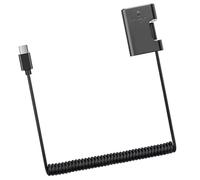 30/120/300cm Type C to FW50 Fake battery for A6500, A6400, A6300, A6100, ensure continuous power supply while shooting