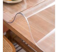 30~170cm Clear Desk Mat, Desk Protector for Coffee Table and Dining Room Table, Writing Desk Pads on Top of Desks Rectangle, Waterproof PVC Desk Cover Protector