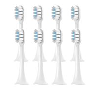 30/20/16/12PCS .Compatible for XIAOMI T302/T301/T501 Replacement Toothbrush Heads Electric Vacuum Toothbrush Bristle Brush Heads Adult(T302 White Blue-8PCS)