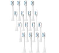 30/20/16/12PCS .Compatible for XIAOMI T302/T301/T501 Replacement Toothbrush Heads Electric Vacuum Toothbrush Bristle Brush Heads Adult(T302White Blue-16PCS)