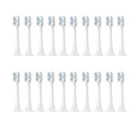 30/20/16/12PCS .Compatible for XIAOMI T302/T301/T501 Replacement Toothbrush Heads Electric Vacuum Toothbrush Bristle Brush Heads Adult(T302White Blue-20PCS)