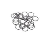30-200Pcs 3-25mm Stainless Steel Split Ring Open Single Loops Jump Rings Connectors for DIY Jewelry Making Findings Accessories - 0.9 x 8mm 200pcs