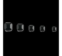 30~200pcs Black Charm Cube Austrian Crystal 2/3/4/6/7mm Glass Square Spacer Loose Beads for Handmade Jewelry Making DIY Bracelet-7MM 30pcs