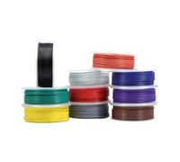 30/28/26/24/22/20/18/16AWG Cable 600V Kit(Green; 5 Rolls; 22AWG 10m per roll)