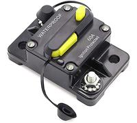 30-300A AMP Car Circuit Breaker 12V-48V DC Waterproof Car Audio Inline Circuit Breaker with Manual Reset Fuse Holder Inverter for Motor Car Marine Boat (60A)