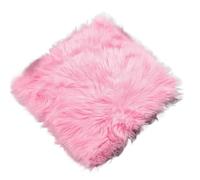 30 * 30cm Soft Hand Rest Nail Art Table Mat Salon Manicure Practice Cushion Washable Pillow Pad Plush Carpet Photo Props(Pink Red-30 * 30cm)
