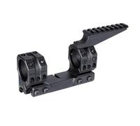 30/34mm Cantilever QD Scope Mount With Top Picatinny Rail - Dual Ring, Bubble Level & 10° Wedge(1.54" 34mm Black)