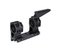 30/34mm Cantilever QD Scope Mount With Top Picatinny Rail - Dual Ring, Bubble Level & 10° Wedge(1.93" 30mm Black)