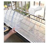 30 40 50 60 70 80 90 100cm Wide Perforated Aluminium Expanded Metal, Window Balcony Anti-Fall/ Anti-Theft Mesh Pad for Fence Protection(90x250cm/3.0x8.2ft)