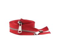 30/40/50/60/70/80cm 5# Open-End Metal Zipper Double Sliders for Cloth Pocket Sewing