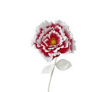 30/40/50 Cm Simulation Gradient Peony Flower Head Wedding Decoration Window Photo Studio Shooting Guide Large(Dark red,40cm)