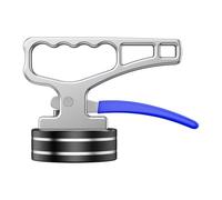 30/40/50KG Cutting Feeder Upper Pressure Demagnetization Ergonomic Handle Handheld Magnet Feeder Magnetic Suction Cup(40KG)