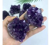 30-40g 1PC Raw Purple Amethyst Quartz Cluster Crystal Rough Stone Geodes Clusters for Home Decoration