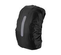 30-40L Waterproof Backpack Rain Cover, Non-Slip Backpack Cover with Vertical Reflective Strap Stay Dry for Hiking, Camping, Hunting, S, Black