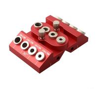 30°/45°/90° Adjustable Angle Drill Guide Jig for Woodworking & Cable Railing Projects - Aluminum Alloy, 4-Hole Sizes (/4", 3/16", 5/16",