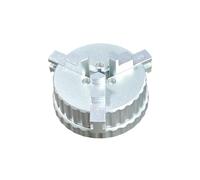 30/48/74MM High Precision Aluminum Three-Jaw Vise Chuck Industrial Mini Bench Clamp for Drilling,Watch Repair Model Crafting (1MM-30MM)