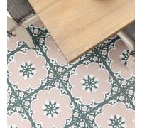 30.48cm X 30.48cm DAPHNE PINK peel and stick vinyl floor tiles (FP4663)