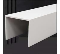 30 50 100 120 130 Mm Indoor Decorative Pipe Covering, U-Shaped Duct Hidden Box for Heating Pipes/Hidden Ducts, Weatherproof Wall Duct Closure Concealer(50 x 6 cm/19.7 x 2.4 in)