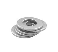 30/50/100pcs Aluminum Flat Gasket Washer Ultra Thin Set Metal Ring Seal M4 /5/6 /8/10 /12/14 /16/18 /20/22(50pcs M12x16x1.0mm)